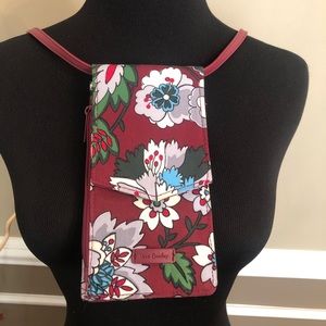 Vera Bradley slim messenger shoulder bag